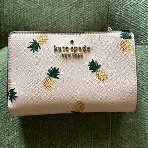 Kate spade pink pineapple wallet